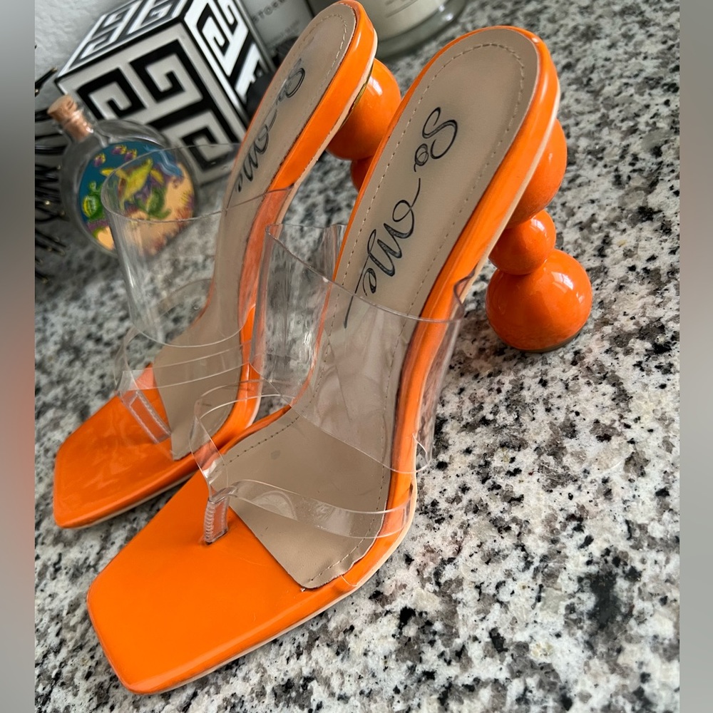Clear Strap Heels